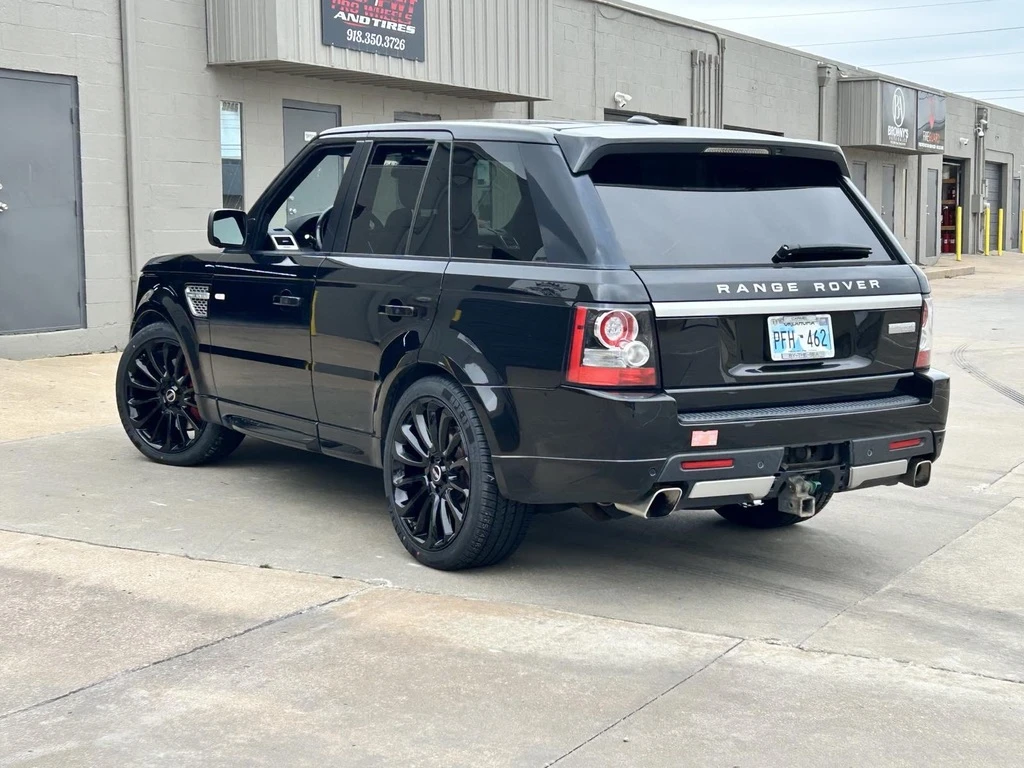 Black Replica Wheels 22" Range Rover Autobiography 1132 on 2012 Land Rover Range Rover