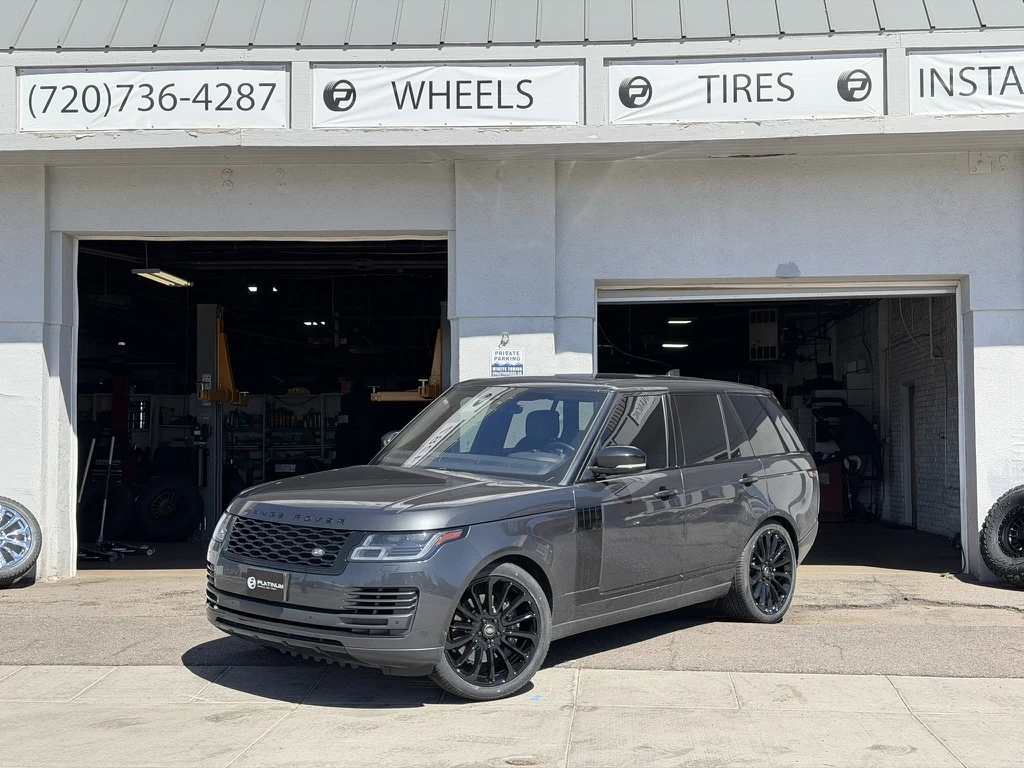 Black Replica Wheels 22" Range Rover Autobiography 1132 Rim on 2022 Land Rover Range Rover Sport