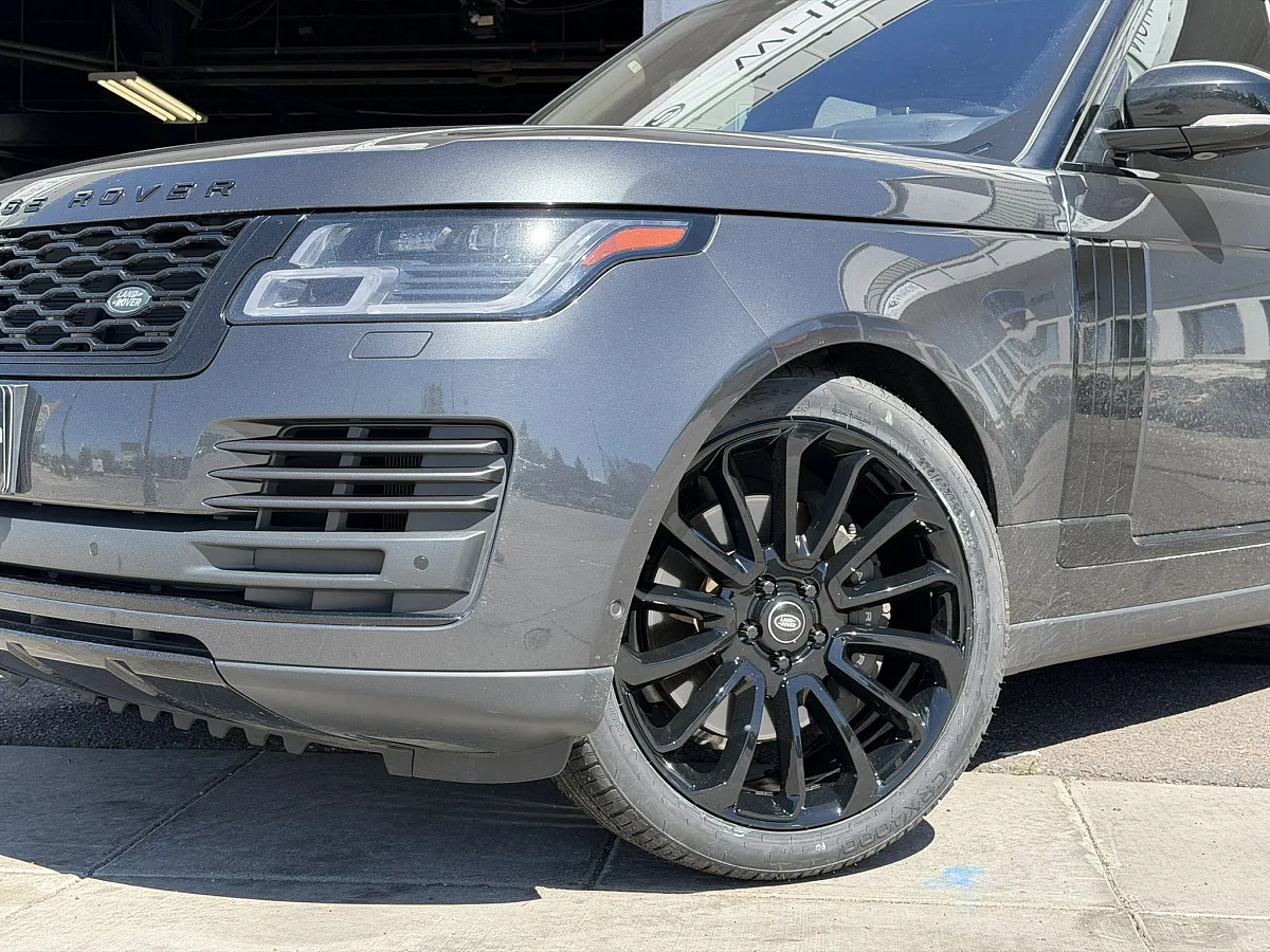 2022 Land Rover Range Rover Sport Replica Wheels 22" Range Rover Autobiography 1132 Black Custom Wheels