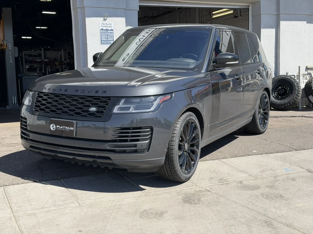 Replica Wheels 22" Range Rover Autobiography 1132 Black Rim on 2022 Land Rover Range Rover Sport