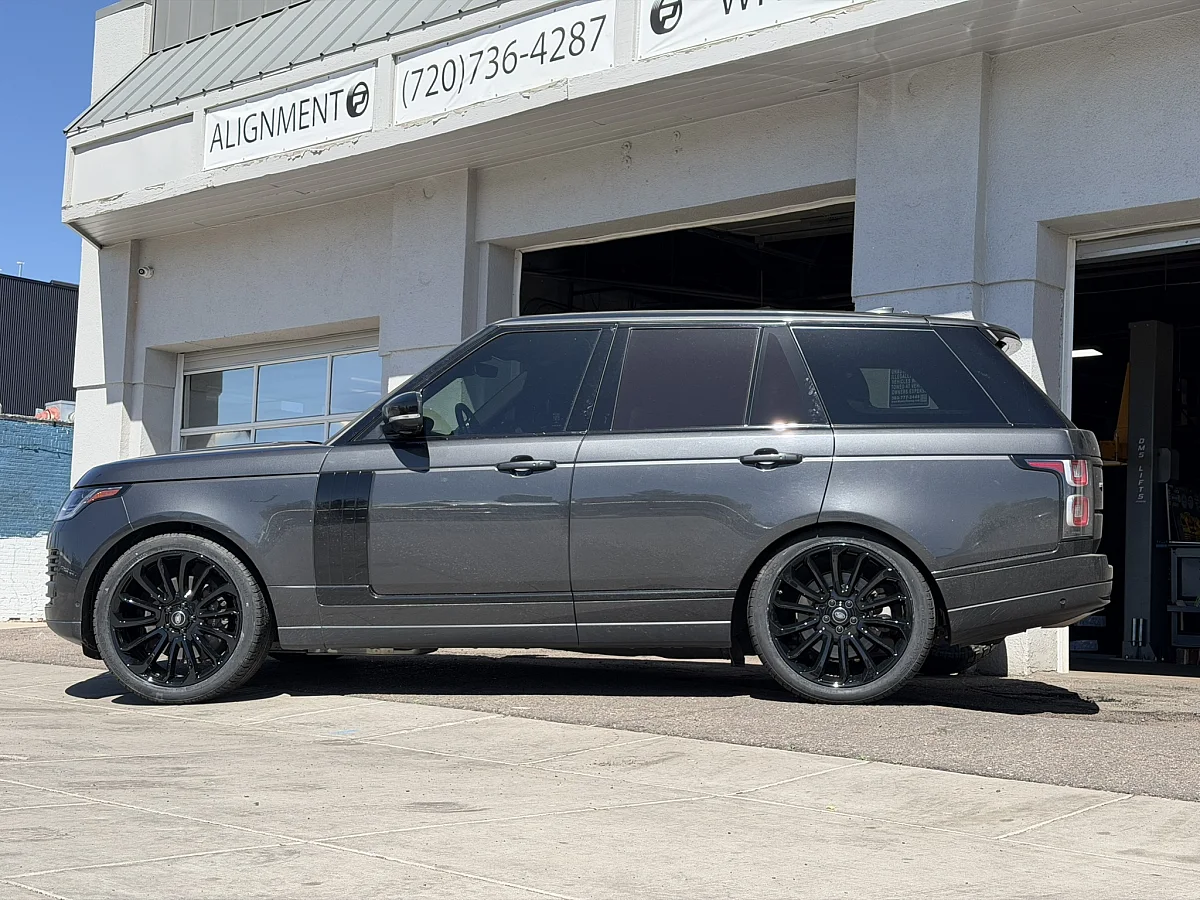 Replica Wheels Black 22" Range Rover Autobiography 1132 Wheel on 2022 Land Rover Range Rover Sport
