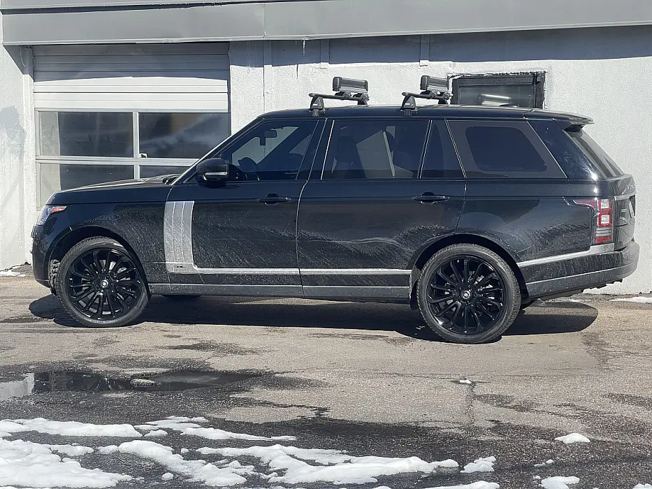 2023 Land Rover Range Rover Replica Wheels 22" Range Rover Autobiography 1132 Black Wheel