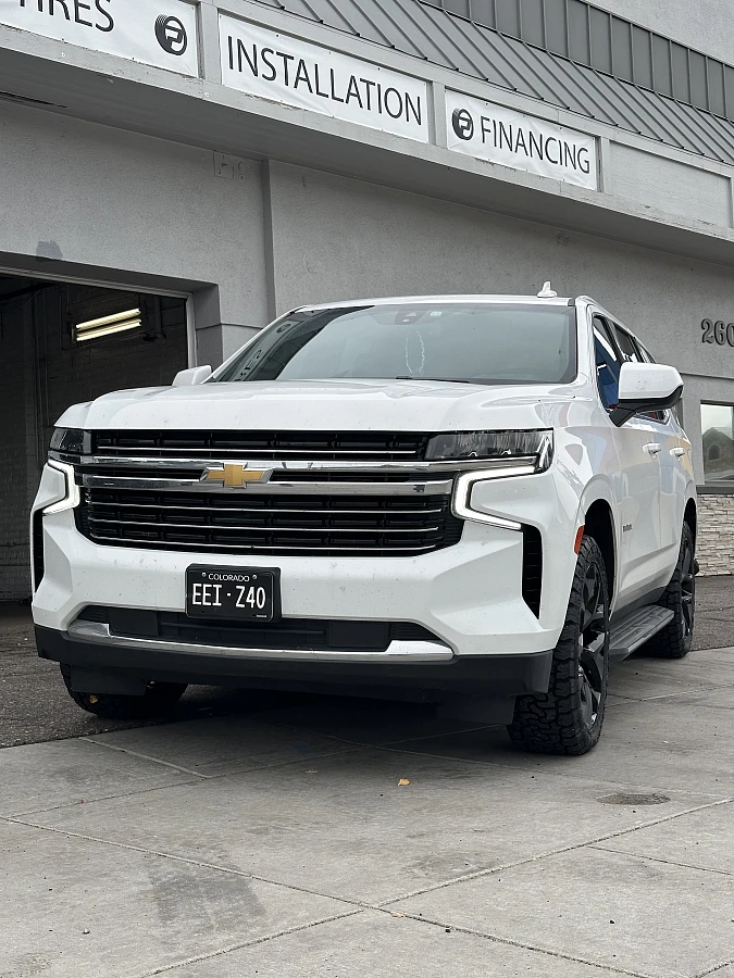 2025 Chevrolet Tahoe Running Replica Wheels 22" Snowflake Style 1101 Black
