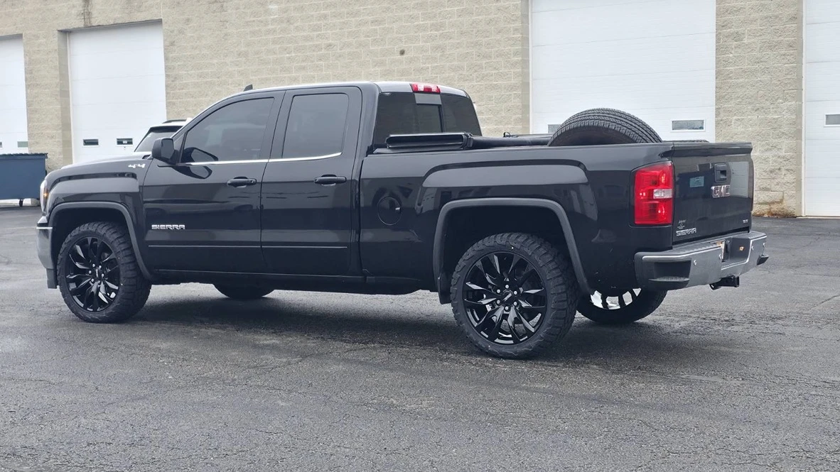 2015 GMC Sierra 1500 with Replica Wheels 22" Style 1103 Black Wheels