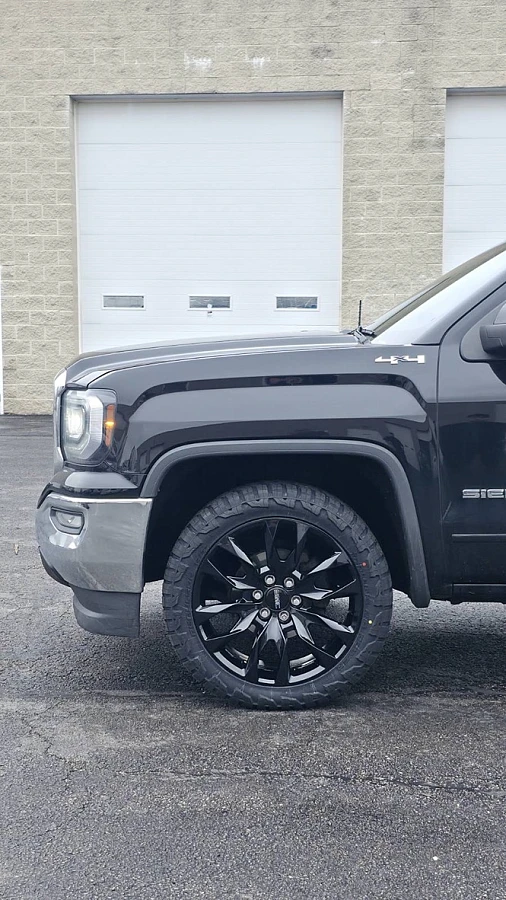 Black Replica Wheels 22" Style 1103 on 2015 GMC Sierra 1500
