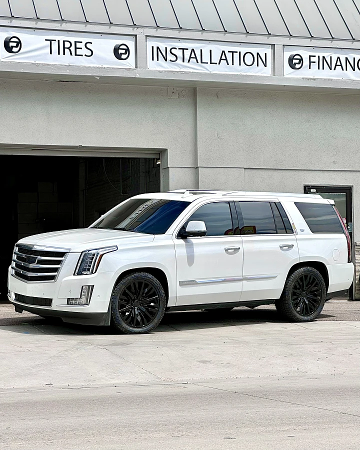 2020 Cadillac Escalade Replica Wheels 22" Style 1114 Black Wheel