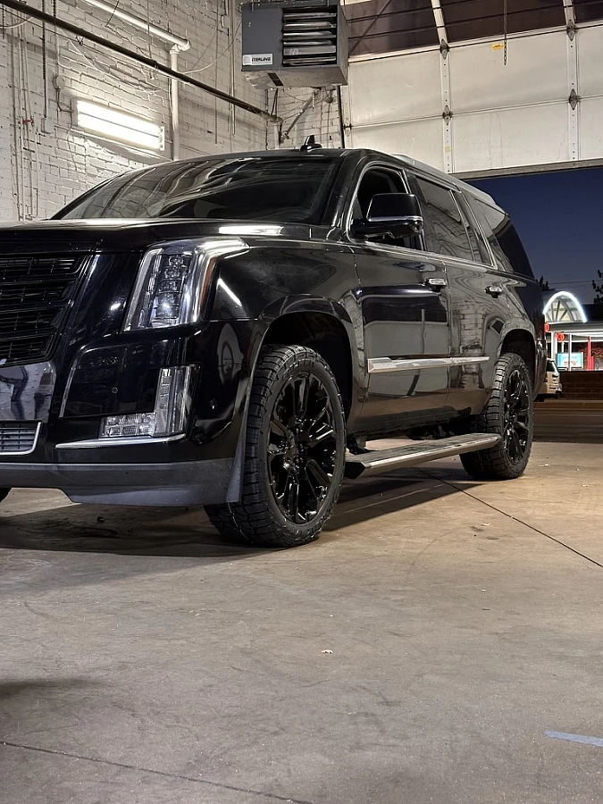 2020 Cadillac Escalade Replica Wheels 22" Style 1120 Black Wheel