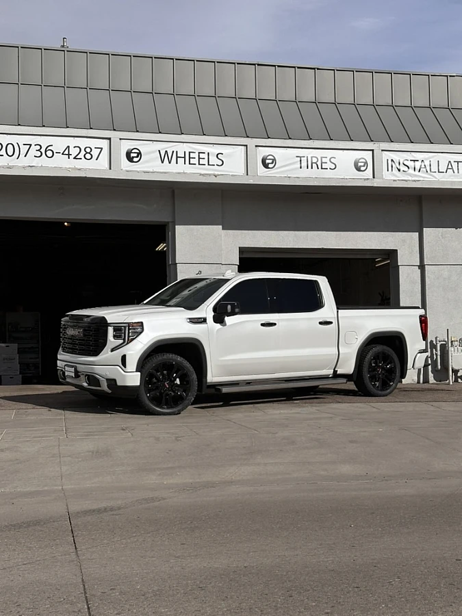 2026 GMC Sierra 1500 with Replica Wheels 22" Style 1120 Black Wheels